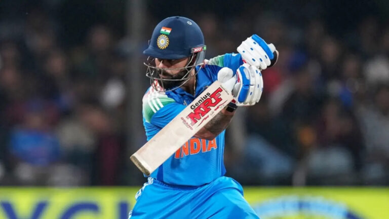 The responsibility of the chase once again fell on Virat Kohli