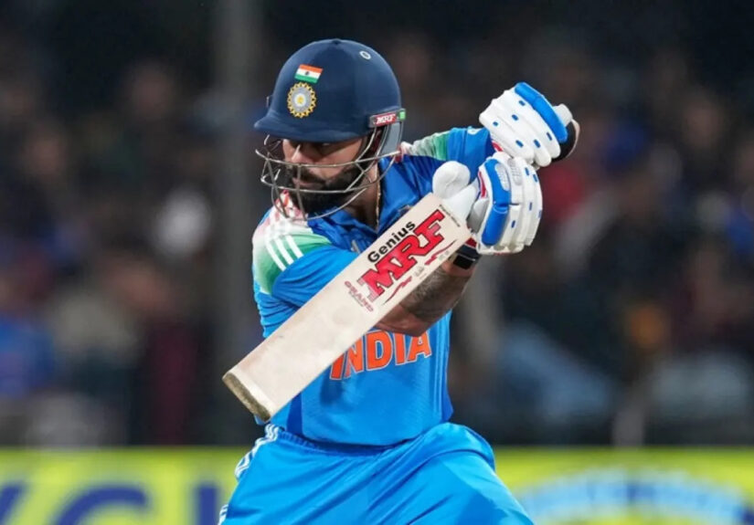 The responsibility of the chase once again fell on Virat Kohli