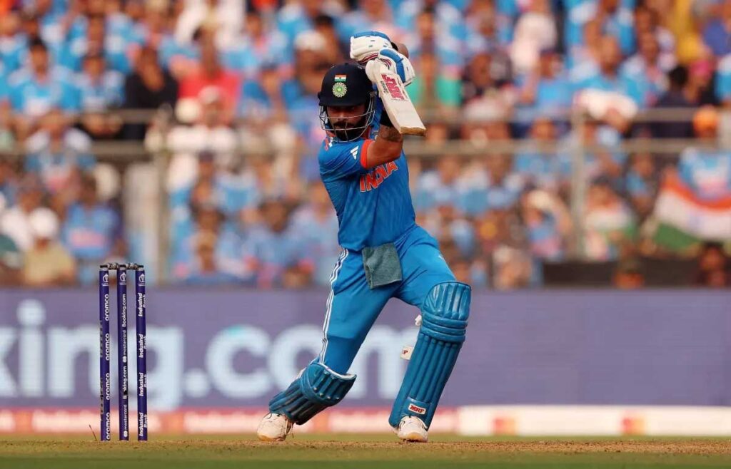 Virat Kohli cover drive against Trent Boult