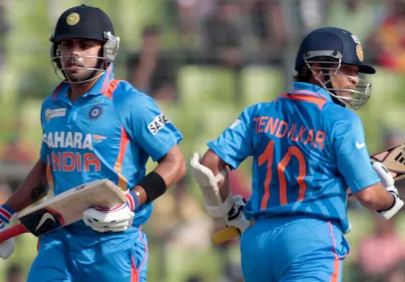 Virat Kohli and Sachin Tendulkar are unarguably 2 of the best ever ODI batsmen ever