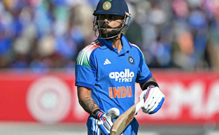Virat kohli After a four